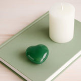 Forest Green Agate Heart - Renewal & Growth