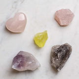 Rose Quartz Crystal Heart - Attract & Love