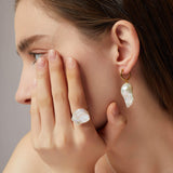 Baroque Pearl Dangle Earring