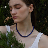 Crystals Love Beaded Lapis Lazuli Healing Necklace