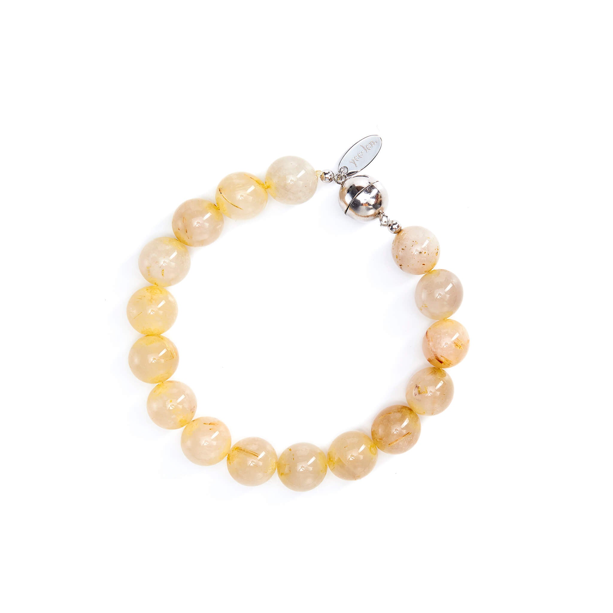 Crystals Love Beaded Rutile Healing Bracelet