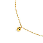 Gold-filled sphere pandent Necklace