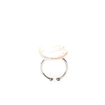 Sliced Pearl Cloud Ring