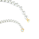 Avant Unsymmetric Plated Pearl Necklace