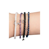 Personalized White Jade Letter Bracelet - Light  & Blessing