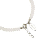Personalized White Jade Letter Bracelet - Light  & Blessing