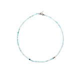 Sparkle Beaded Aquamarine Healing Necklace