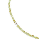 Sparkle Beaded Olivine Peridot Healing Necklace